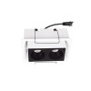 MAXLIGHT H180.02 OPRAWA WPUSTOWA MODULAR, DO SKOMPLETOWANIA Z MODUŁEM HM180 I TRAFO HT180





