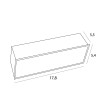 MAXLIGHT H180.03 OPRAWA WPUSTOWA MODULAR, DO SKOMPLETOWANIA Z MODUŁEM HM180 I TRAFO HT180






