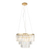 MAXLIGHT P0423 LAMPA WISZĄCA MONACO ZŁOTA Ø 42 cm