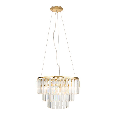 MAXLIGHT P0423 LAMPA WISZĄCA MONACO ZŁOTA Ø 42 cm