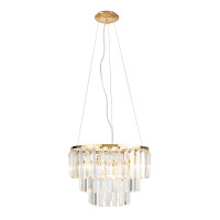 MAXLIGHT P0423 LAMPA WISZĄCA MONACO ZŁOTA Ø 42 cm