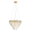 MAXLIGHT P0424 LAMPA WISZĄCA MONACO ZŁOTA Ø 60 cm