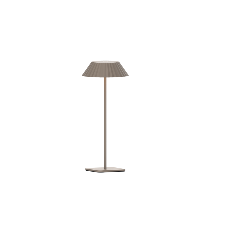 MAXLIGHT T0065 LAMPA STOŁOWA MUFFIN TAUPE IP44