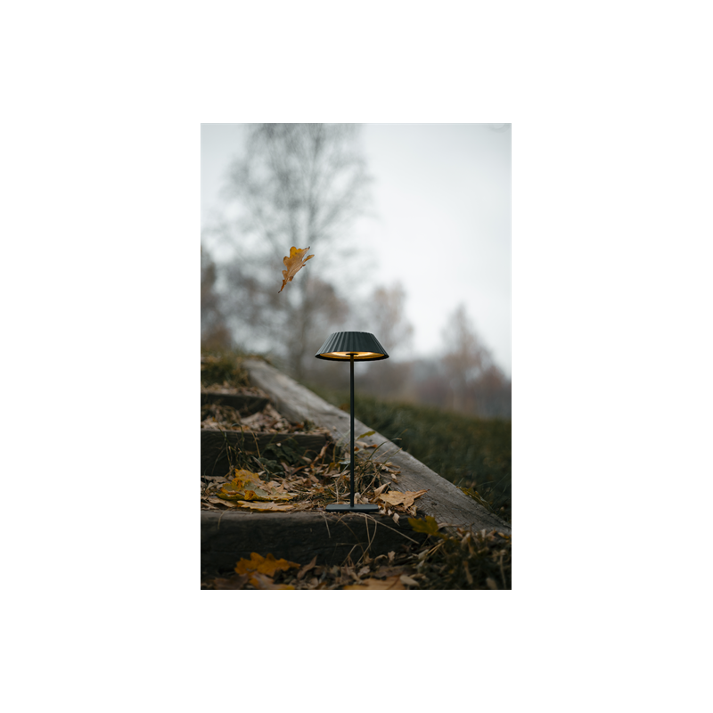 MAXLIGHT T0066 LAMPA STOŁOWA MUFFIN CZARNA IP44