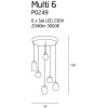 MAXLIGHT P0249  LAMPA WISZĄCA MULTI 6