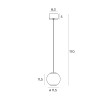 MAXLIGHT P0478 LAMPA WISZĄCA NOBILE I