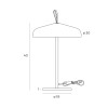 MAXLIGHT T0049 LAMPA STOŁOWA NORD